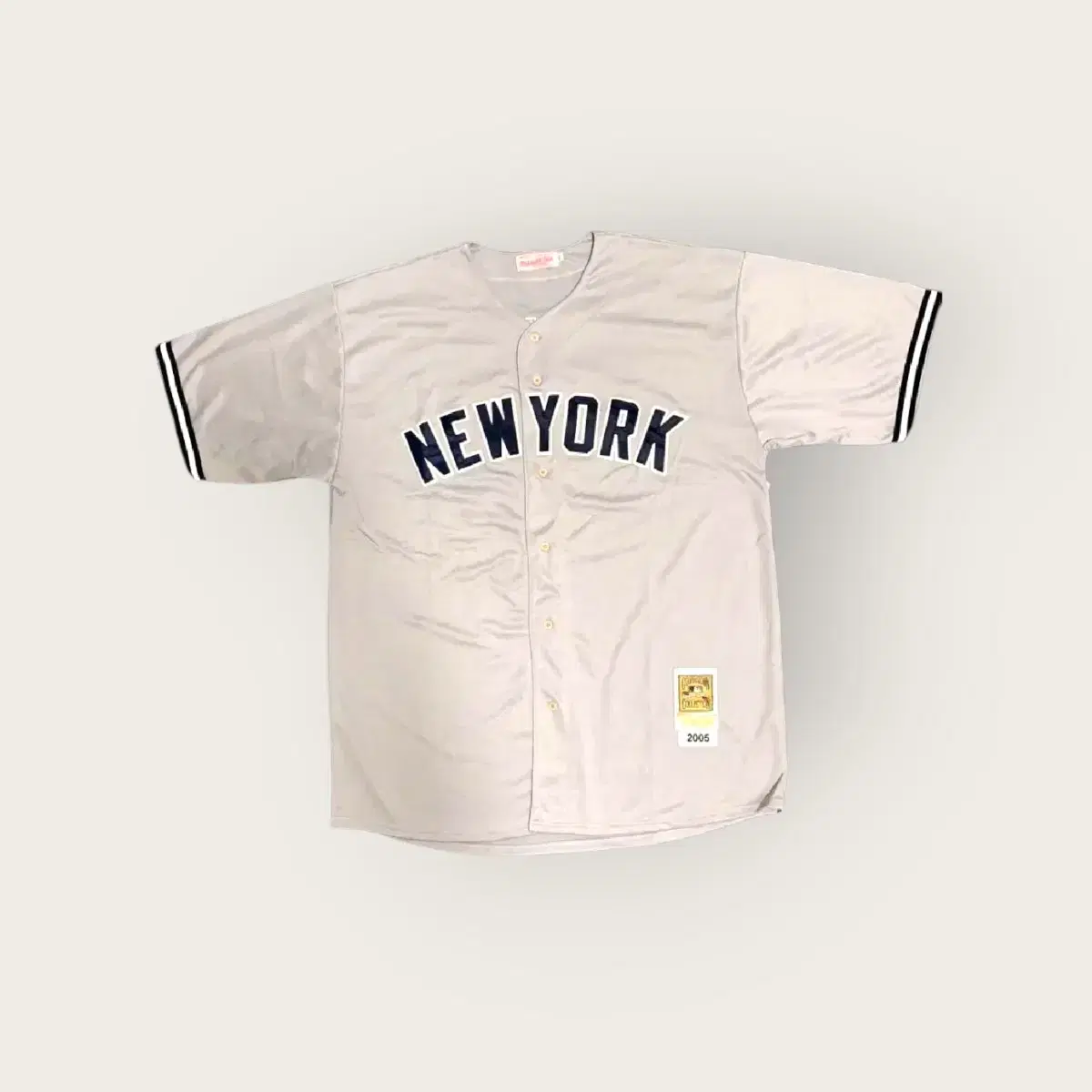 56)미첼앤네스 x MLB 뉴욕 양키스 양키즈 회색 야구져지 저지