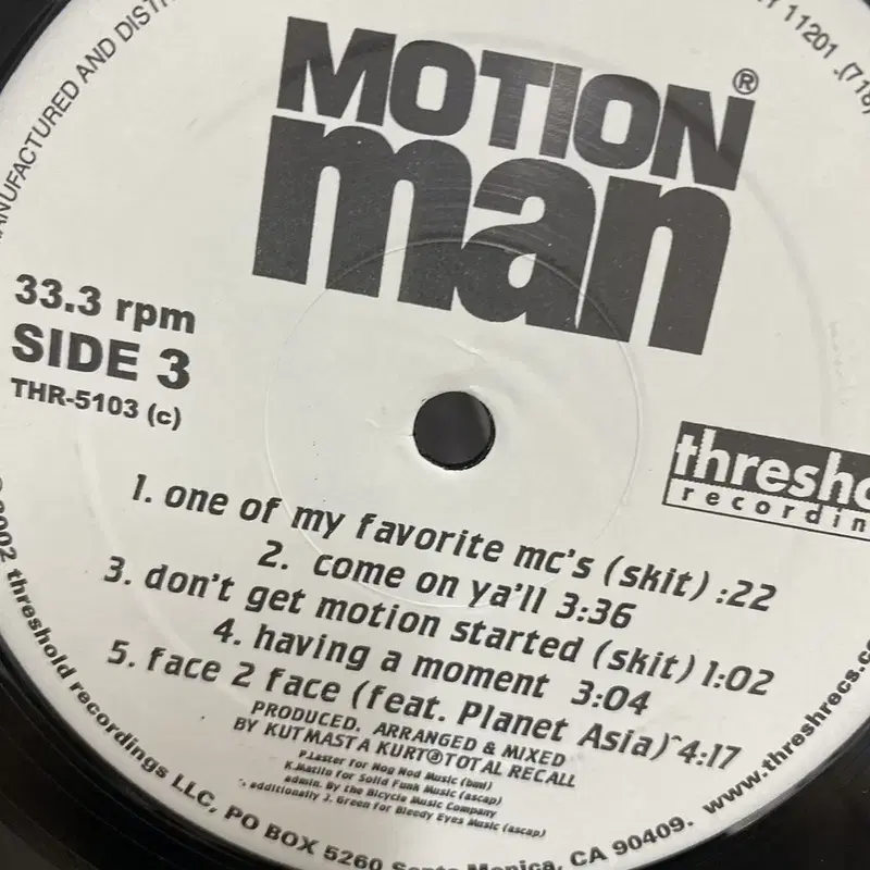 MOTION MAN  LP / AA4603