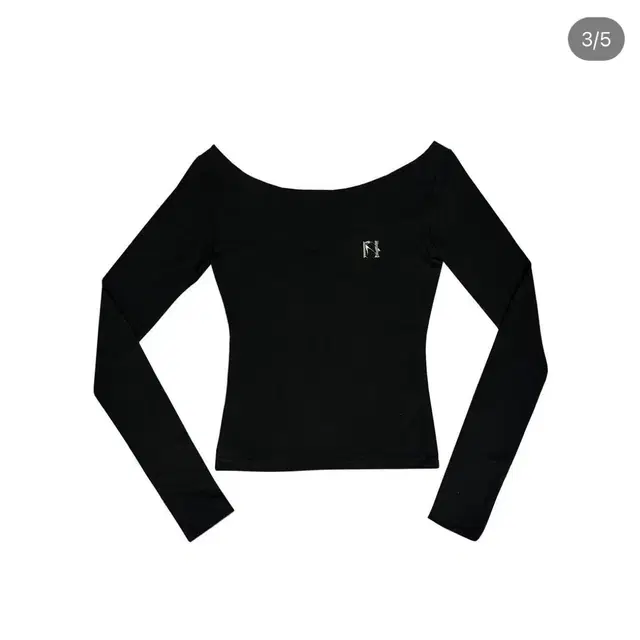 뉴얼린 보트넥 긴팔 emblem long sleeves boat neck