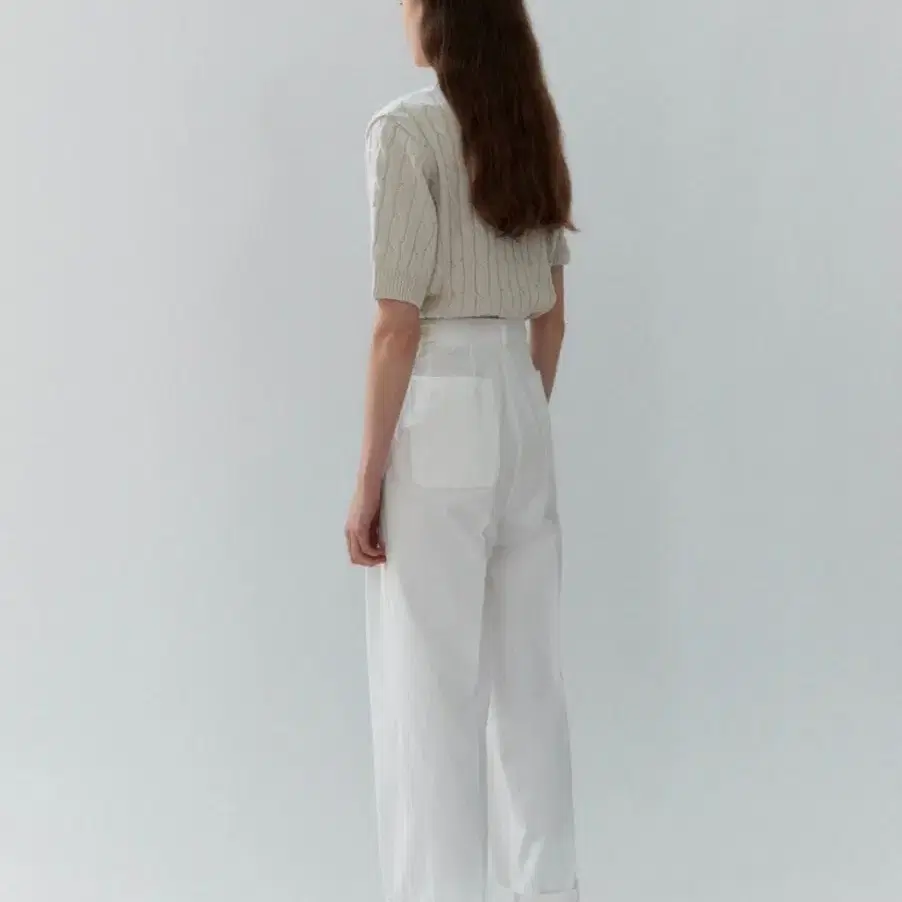 아우브아워 signature chino pants (ivory / S)