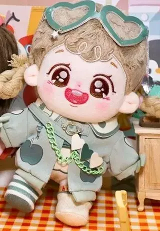 밀키그린 (20cm 무속성 솜인형옷장 과일 풋사과)