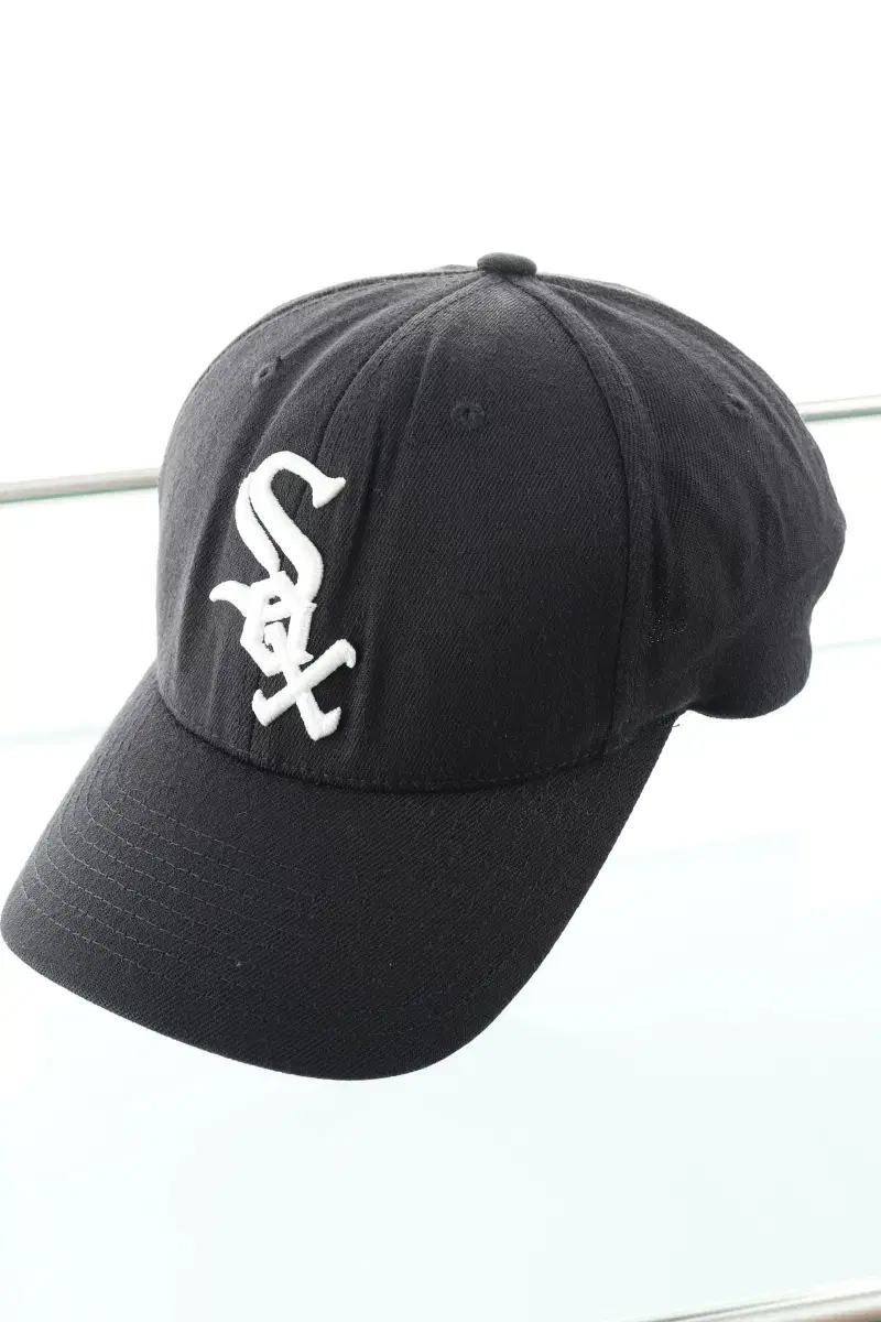 (M-XL) MLB 엠엘비 야구모자 볼캡 블랙 빅 로고-22FB