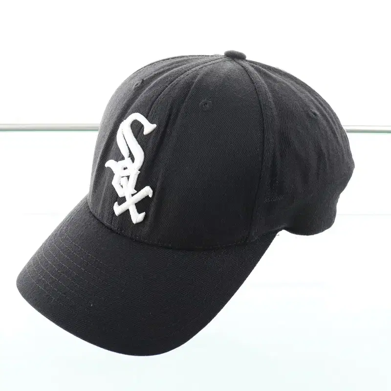 (M-XL) MLB 엠엘비 야구모자 볼캡 블랙 빅 로고-22FB