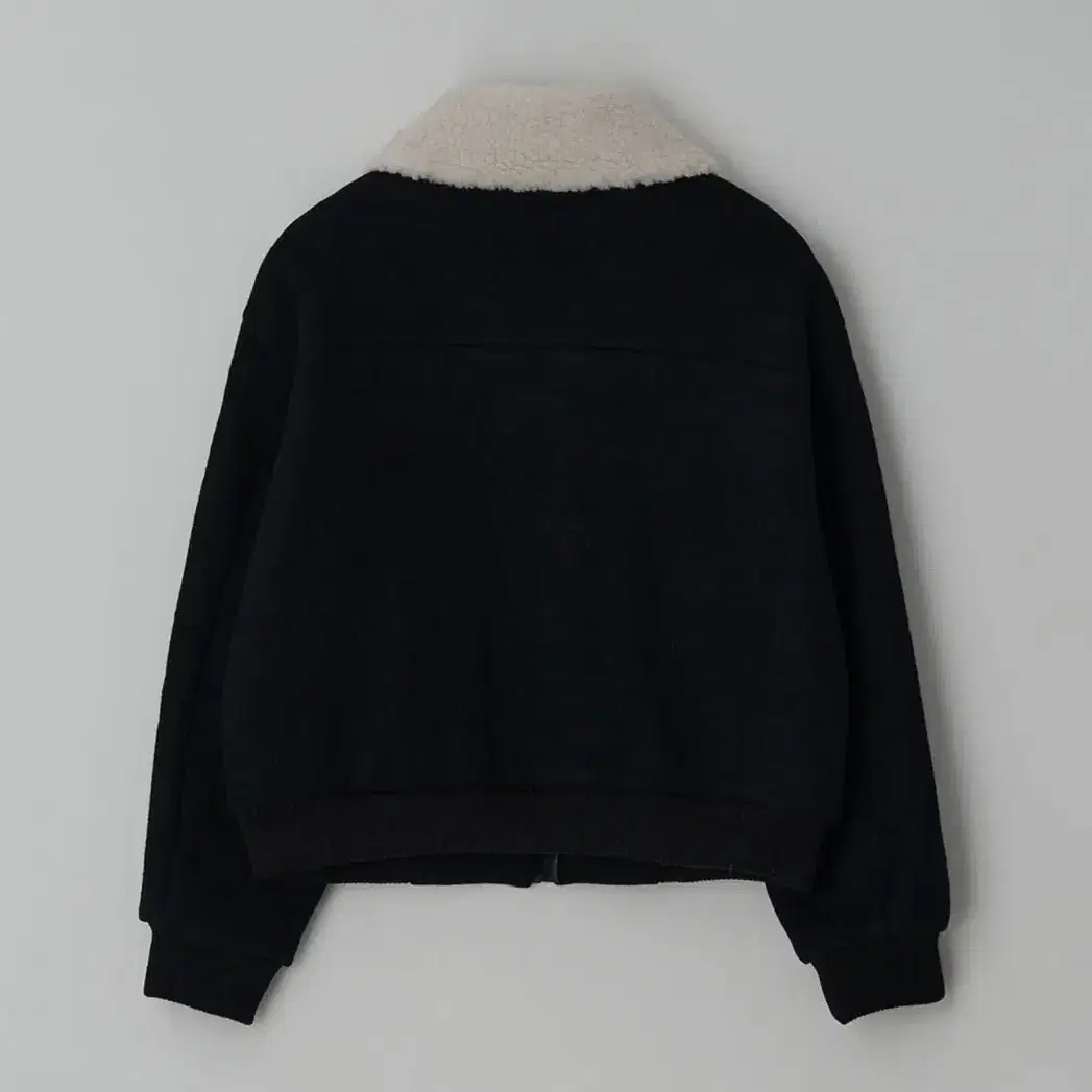 더페니 WOOL COLLAR ZIPUP JUMPER