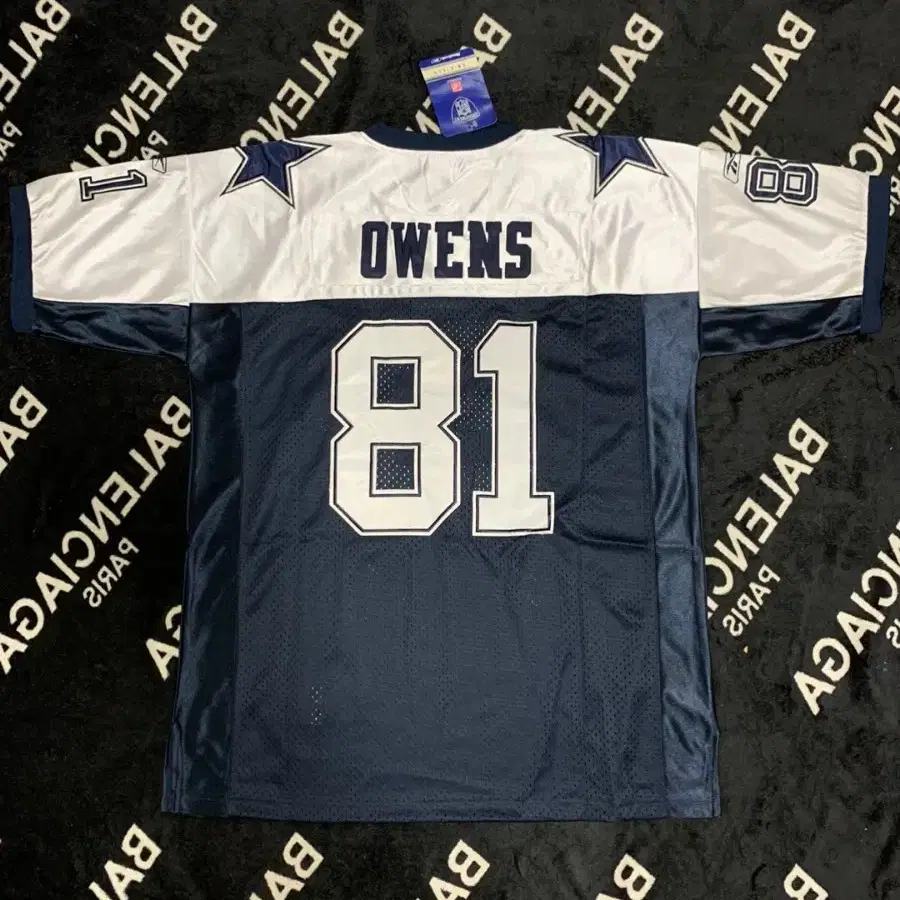 새것)54)NFLx리복 댈러스 카우보이 81번 Owens 오웬 럭비져지