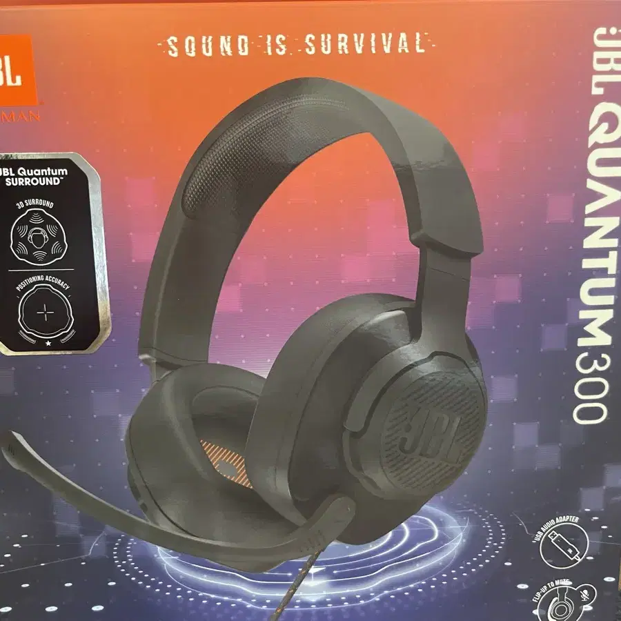 새제품)JBL QUANTUM 300헤드셋 판매합니다