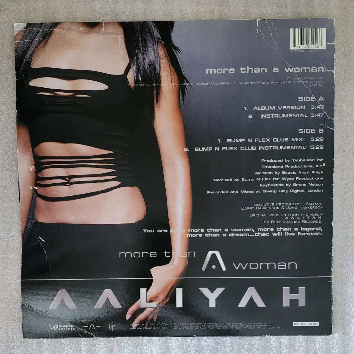 [More Than a Woman] Aaliyah 알리야 LP