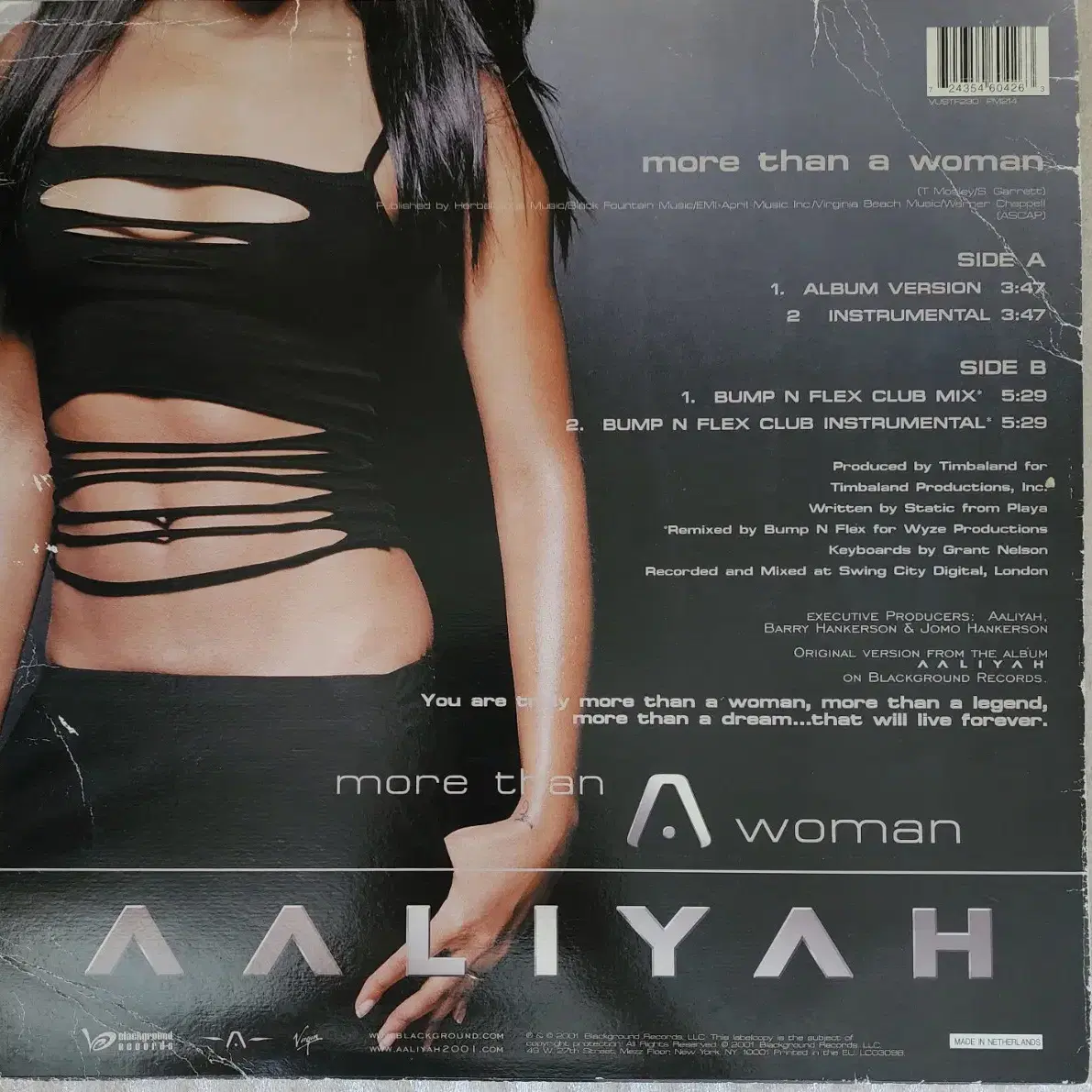 [More Than a Woman] Aaliyah 알리야 LP