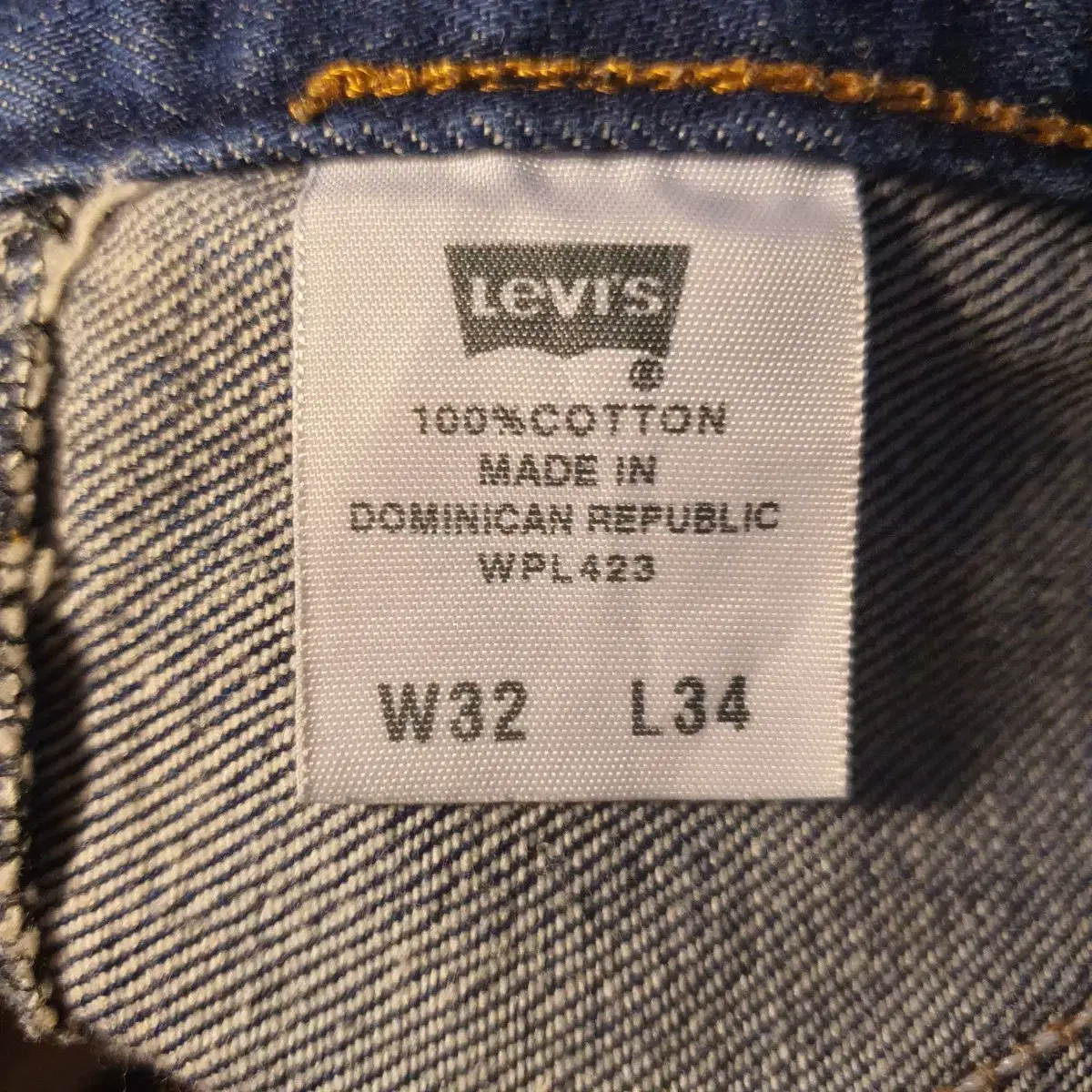 리바이스 치마 리폼 31~32인치 Levi's 진청 501 스커트 미니