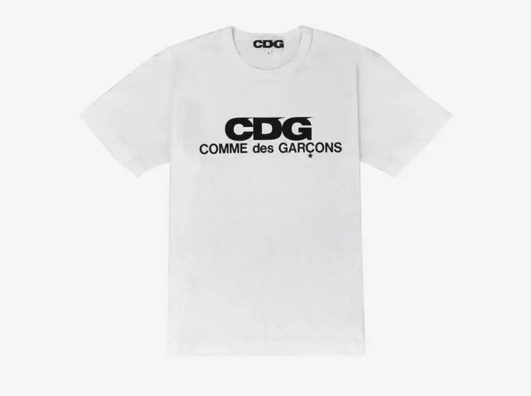 CDG Short Sleeve White Quick sale