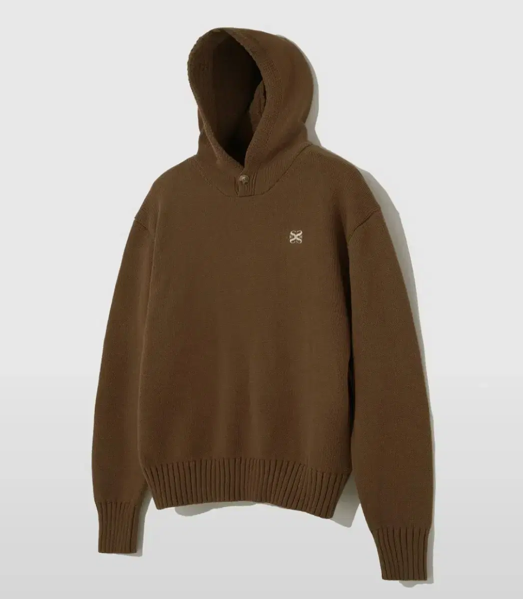 Setter Two-Tone Button Knit Hoodie