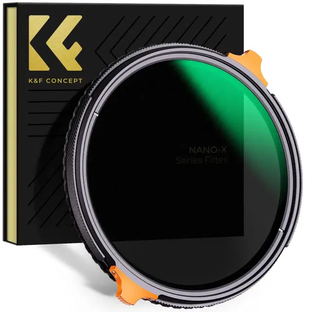 K&F 58mm NANO-X 가변 ND4-64+CPL 2in1 필터