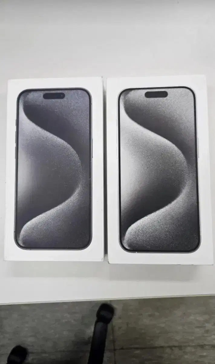 iPhone 15 Pro 256 Black/White sealed sells (self-contained)