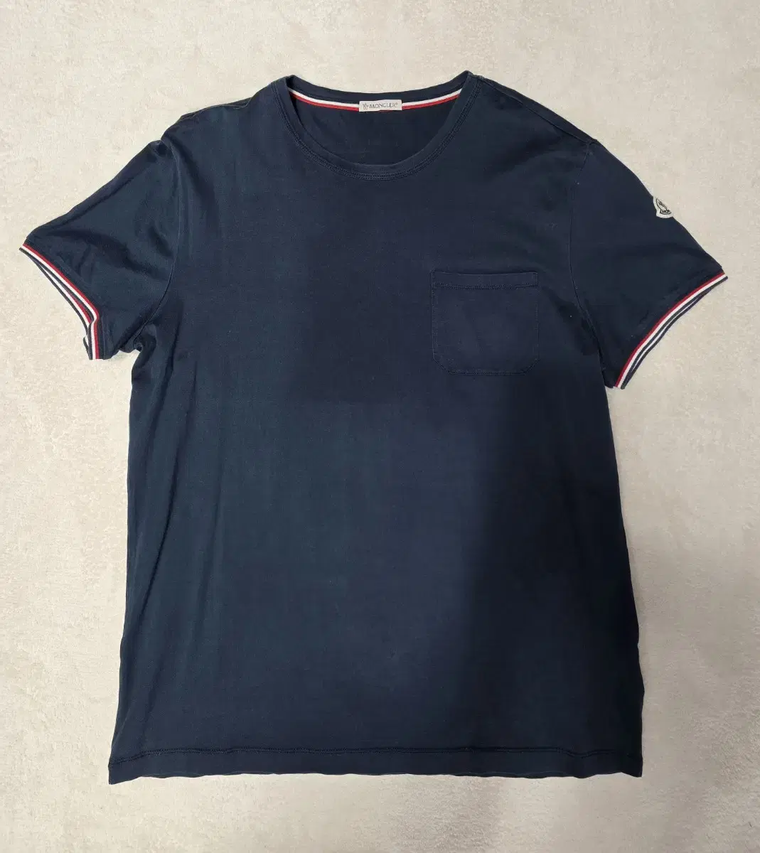 Moncler Navy Pocketed Vahn T-Shirt Size 100-105