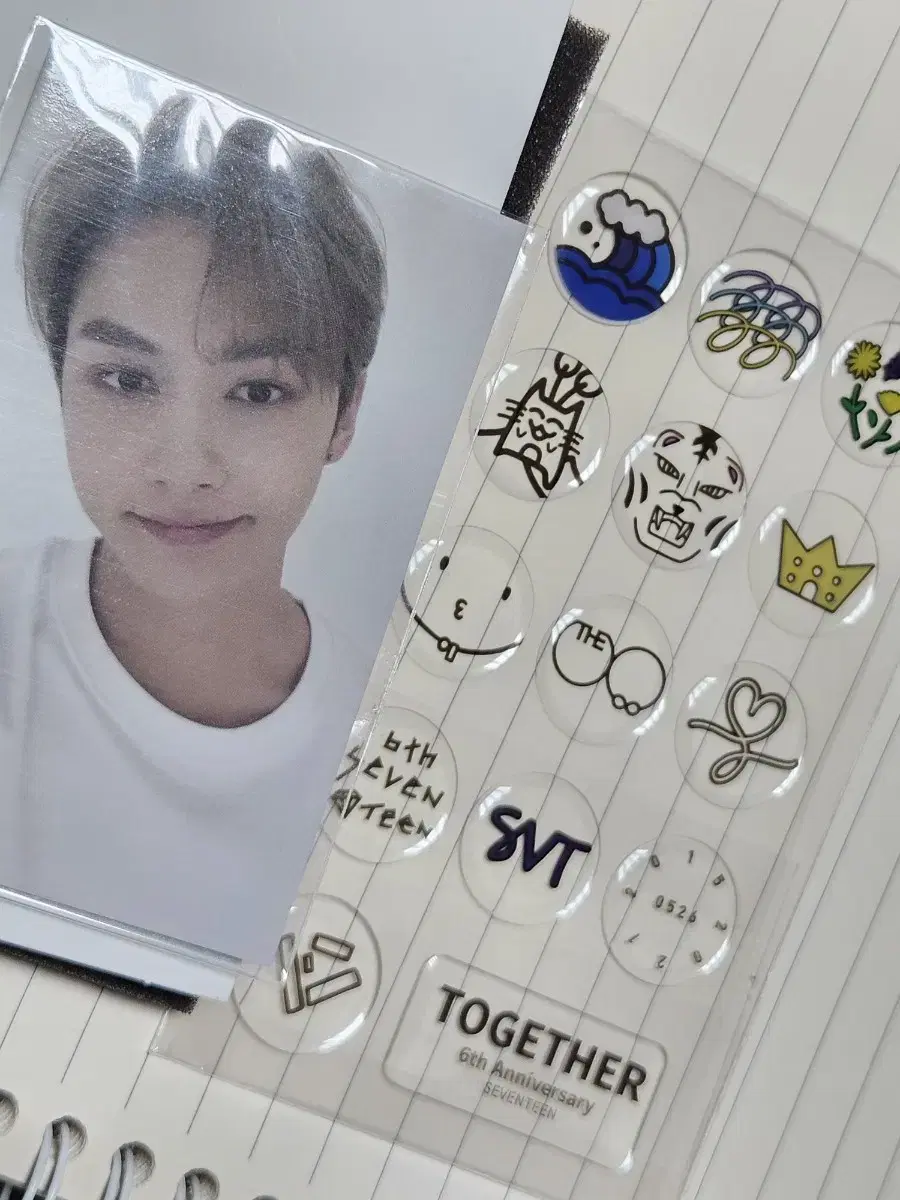 Seventeen Sixth Anniversary Pendant jun photocard WTS