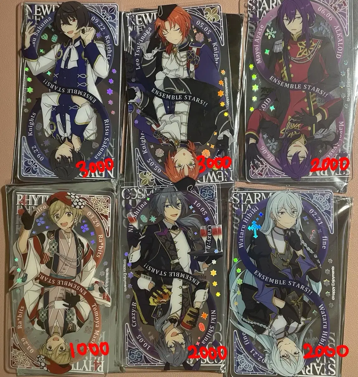 Anstar Trump kard acrylic lew ritz knights wataru mayoi ni-ki