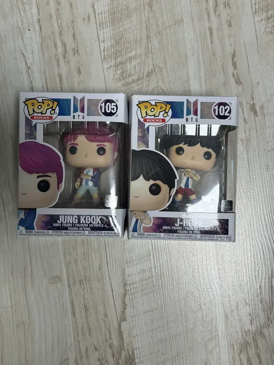 BTS Funko Pop Figures Unsealed