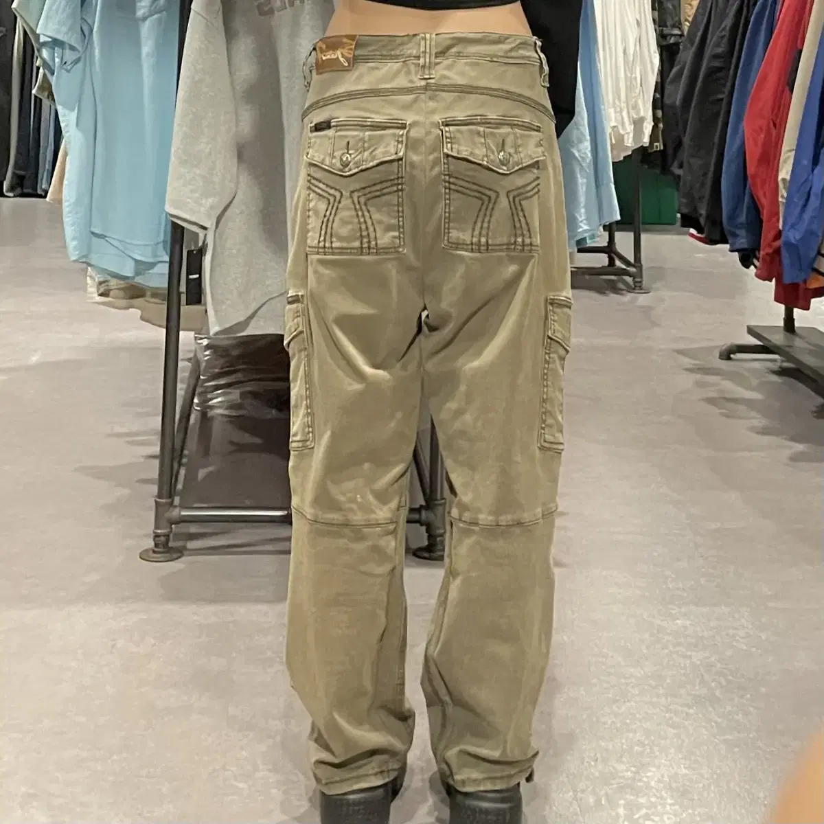 (676)CAGO PANTS 세븐진 백포인트 카고팬츠