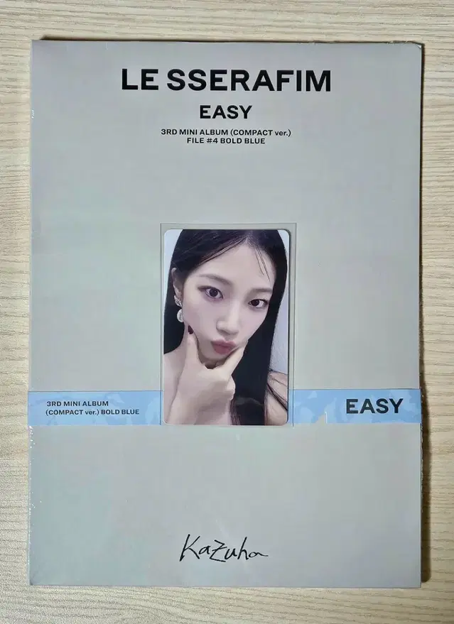 앨포)르세라핌 카즈하 쇼케포카 easy 미공포 럭드