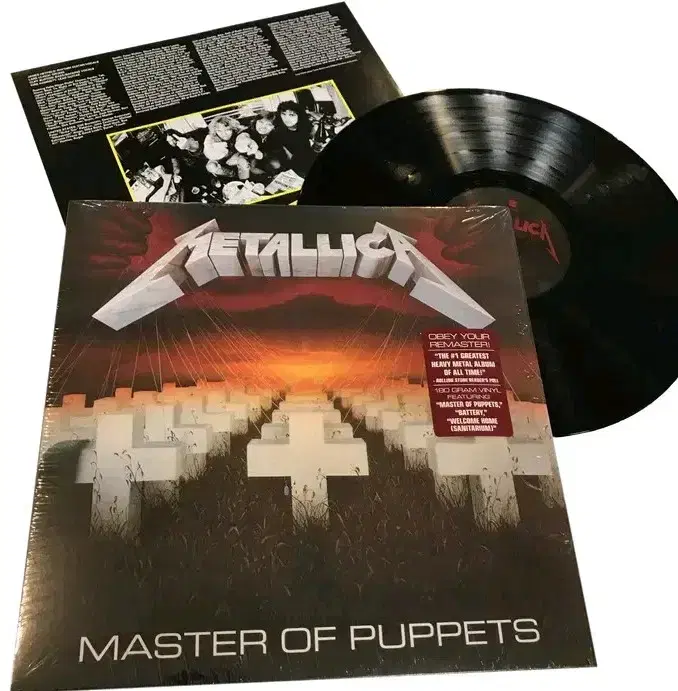 메탈리카 (Metallica) 명반 Master Of Puppets LP