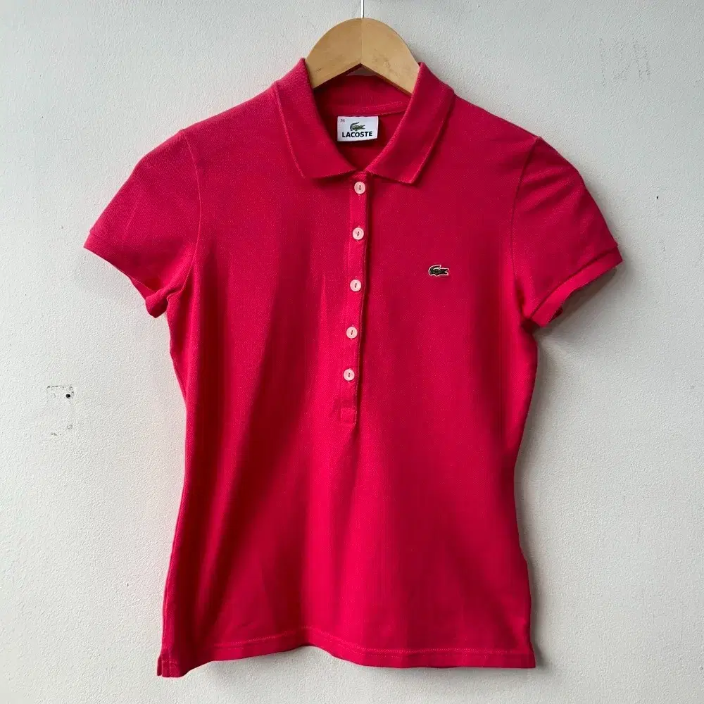 12081 - Lacoste Pink Short-Sleeved Vahn