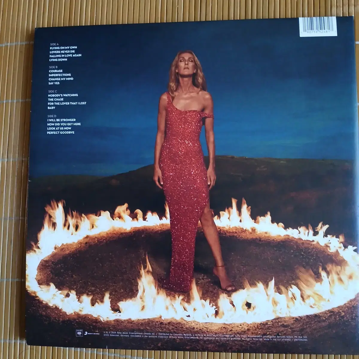 Lp중고 셀린 디온 CELINE DION - COURAGE 2LP 음반