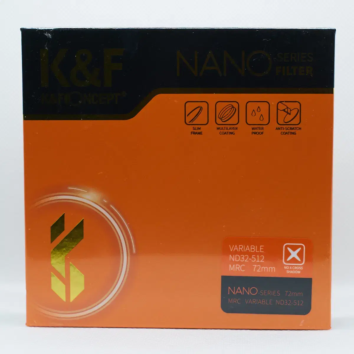 K&F Concept 72mm NANO-X 가변 ND32-N512 필터