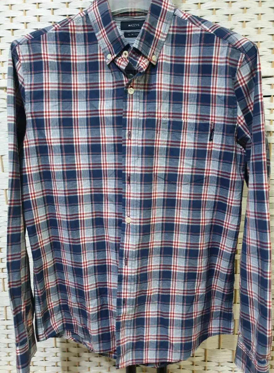 (1149) Hedges Check Shirt 95 M