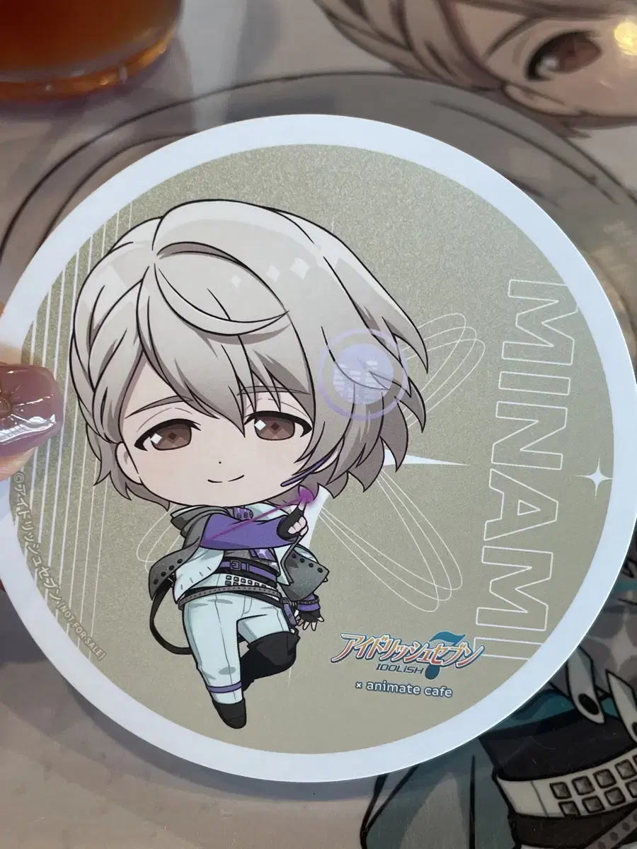 Ainana Anime Collaboration Cafe Coaster Natsume Minami