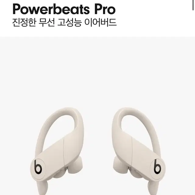 Powerbeats Pro 진정한 무선 고성능 이어버드