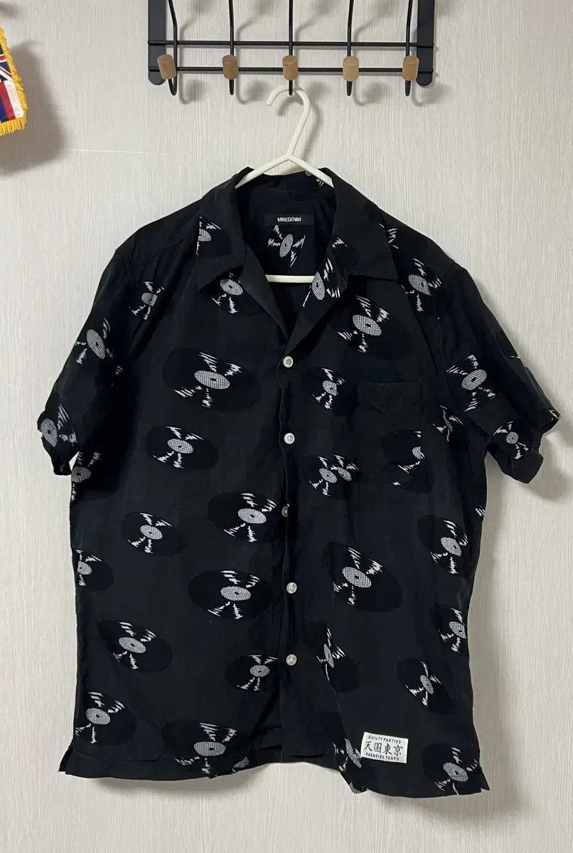 Wakomaria Mind Denim Vinyl Shirt L Black(Not available in Korea)