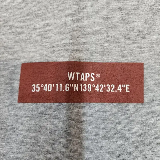 더블탭스 WTAPS 반팔 그레이 3사이즈