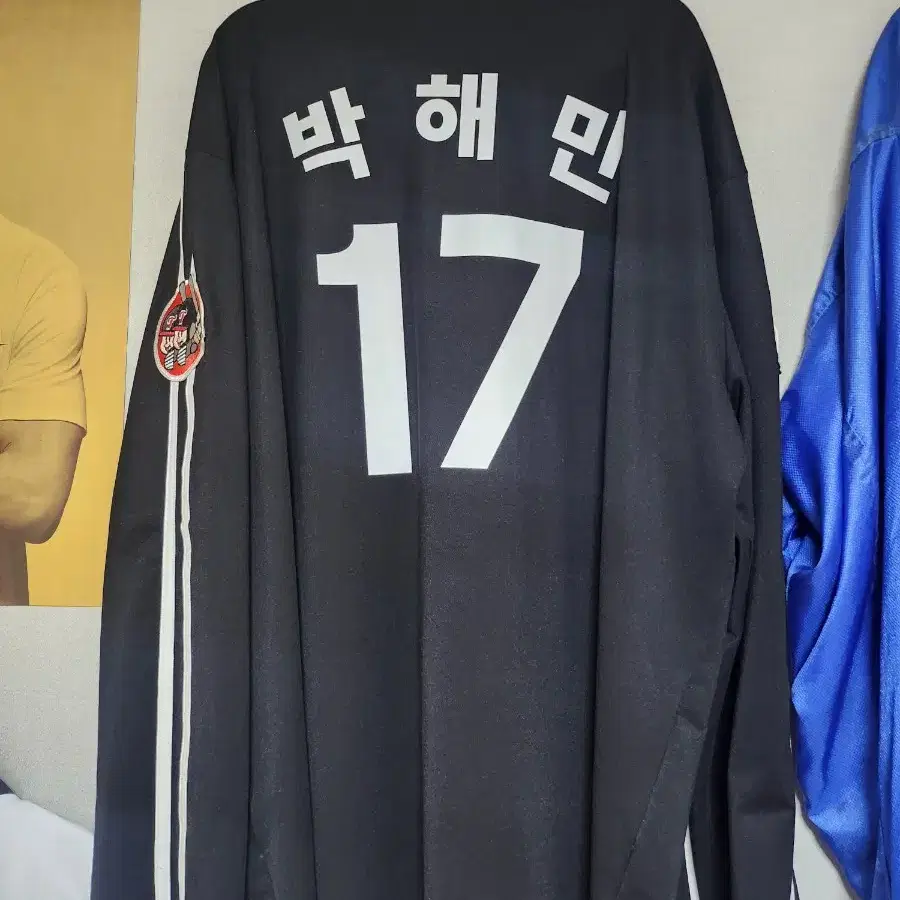 엘지 빠더너스 롱슬리브 저지 블랙 2xl 박해민 마킹