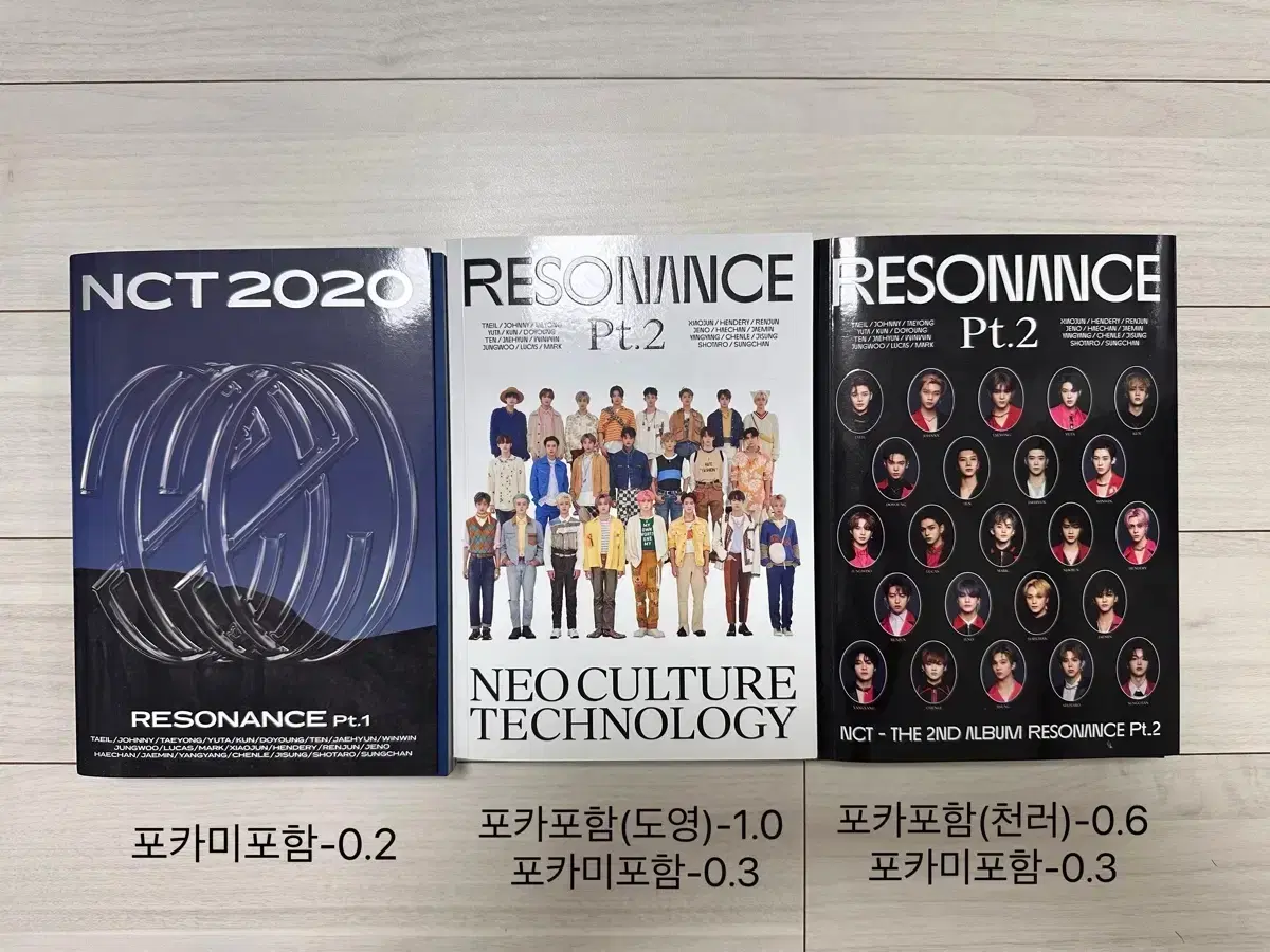 NCT 2020 Resonance unsealed album wts photocard incl.