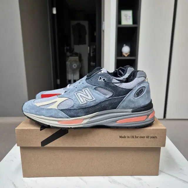 뉴발란스991v2 UK 블루실버 U991SG2