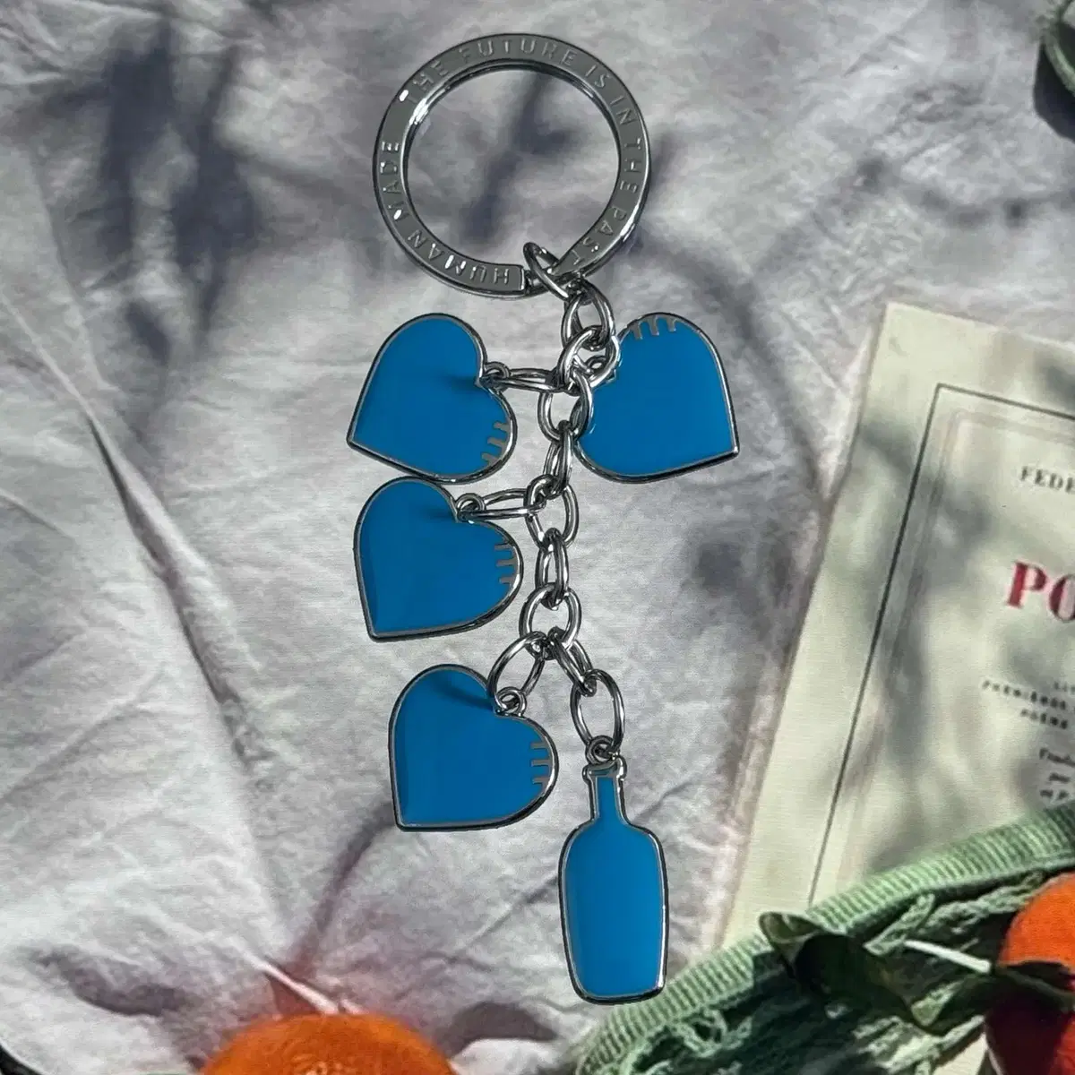 human made blue bottle keychain 휴먼메이드 키링