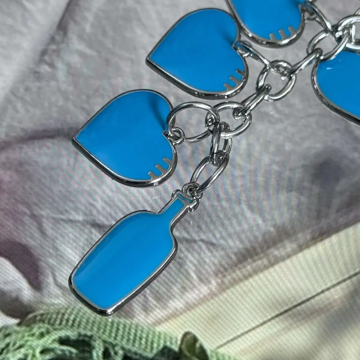 human made blue bottle keychain 휴먼메이드 키링