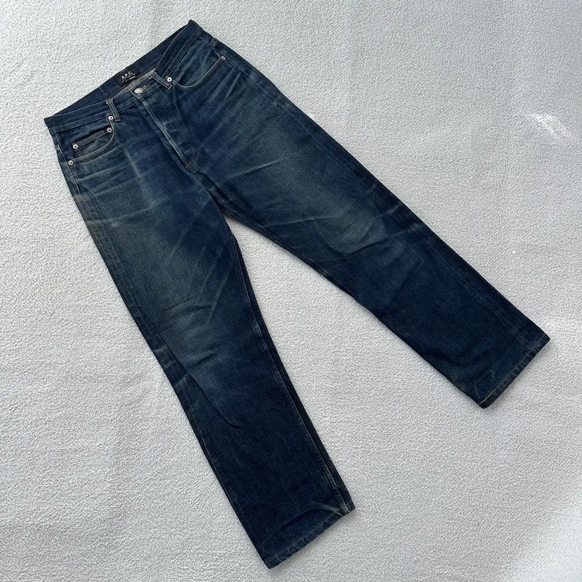 A.P.C JPN 아페쎄 일본판 아메카지 셀비지 진청 데님 팬츠 31