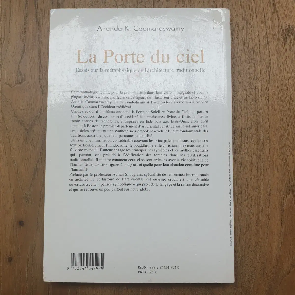 La Porte du Ciel  Ananda K Coomaraswamy