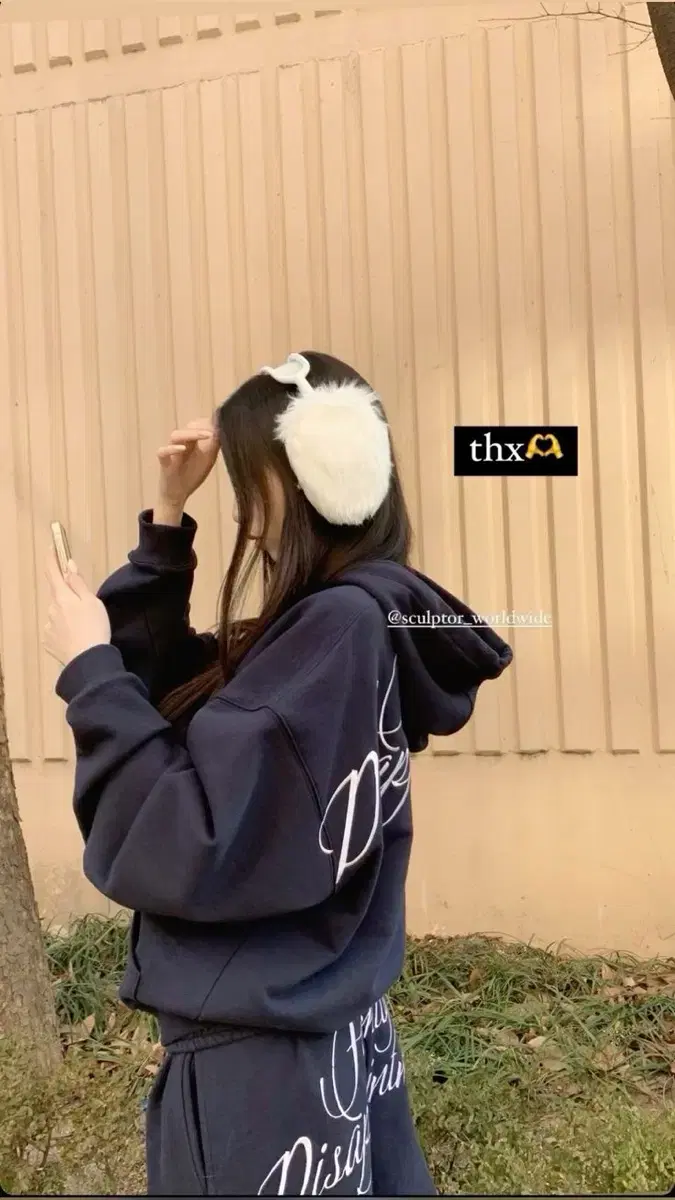 스컬프터 Bad Seed Hoodie Zip-Up Navy M사이즈