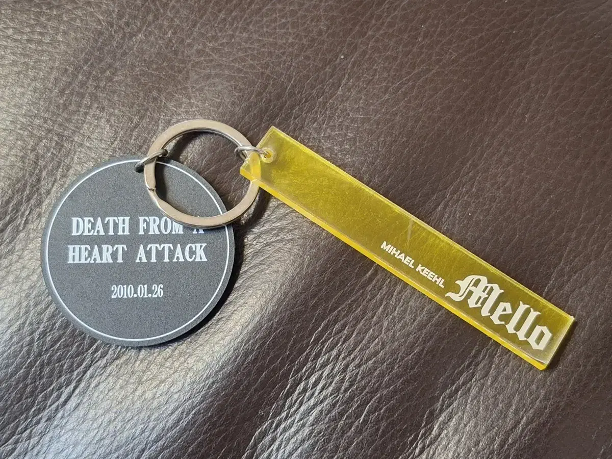 Death Note Mello Unofficial signature Life Keyring