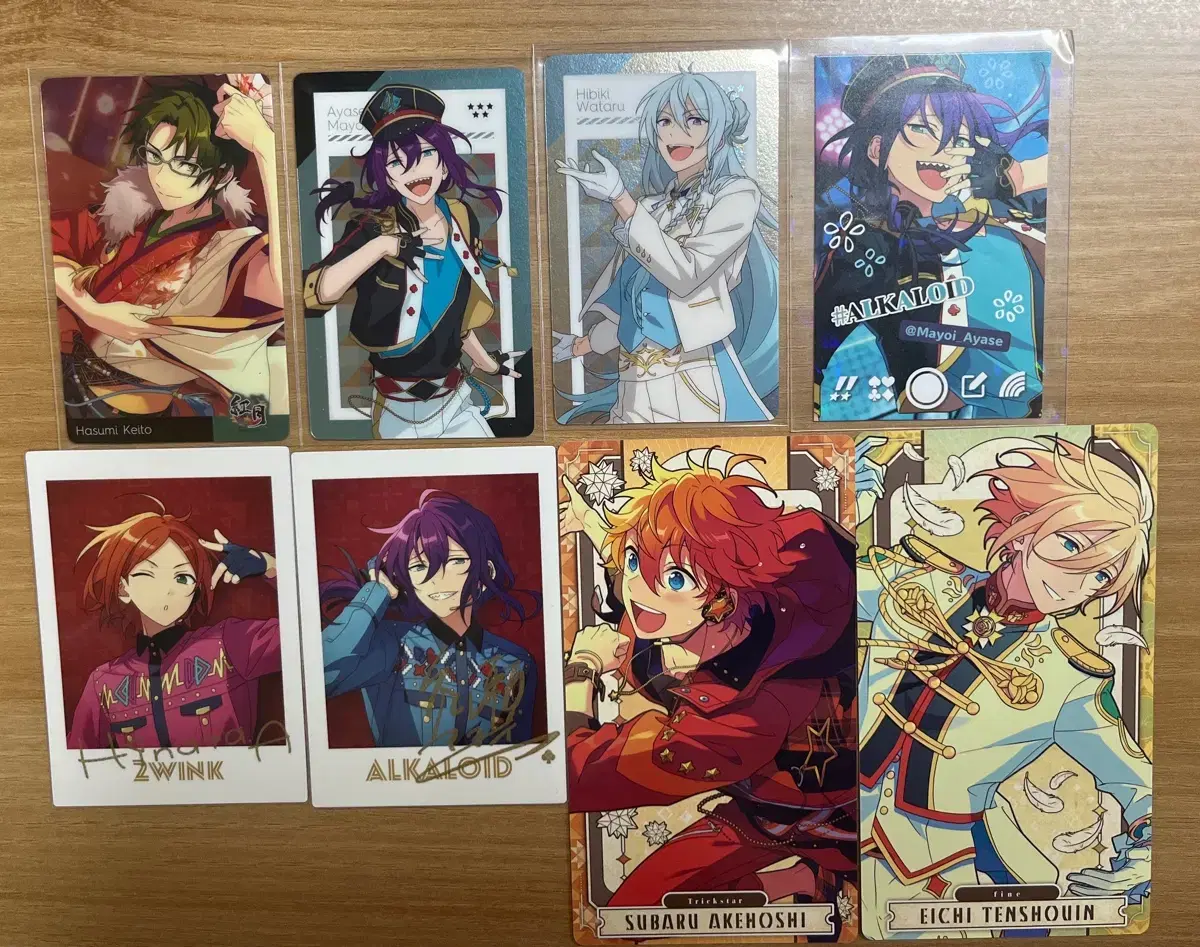 Anstar hinata Mayoi Wataru Keito Eichi Subaru 6th Anniversary Pasha Metal Card