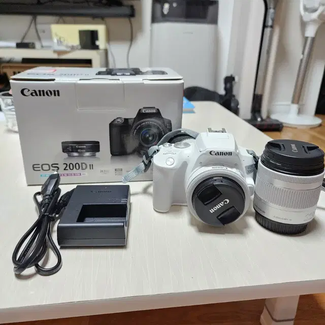 캐논 DSLR 200D2 더블렌즈킷 화이트