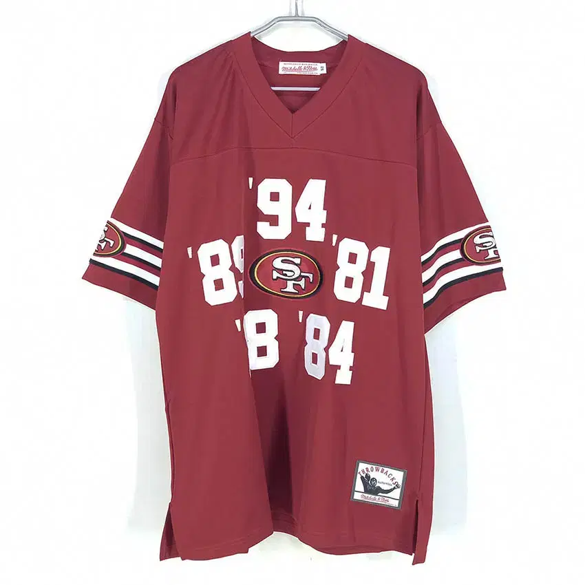 Mitchell & Ness Men's Super Bowl American Football Jersey Burgundy 52 (HU33705)