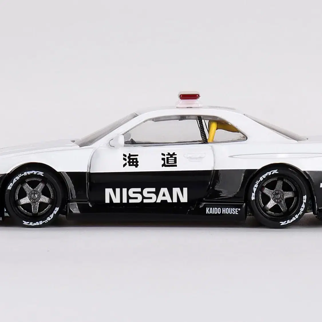 1:64 미니지티 닛산 스카이라인 GT-R R34 카이도웍스 V2 경찰