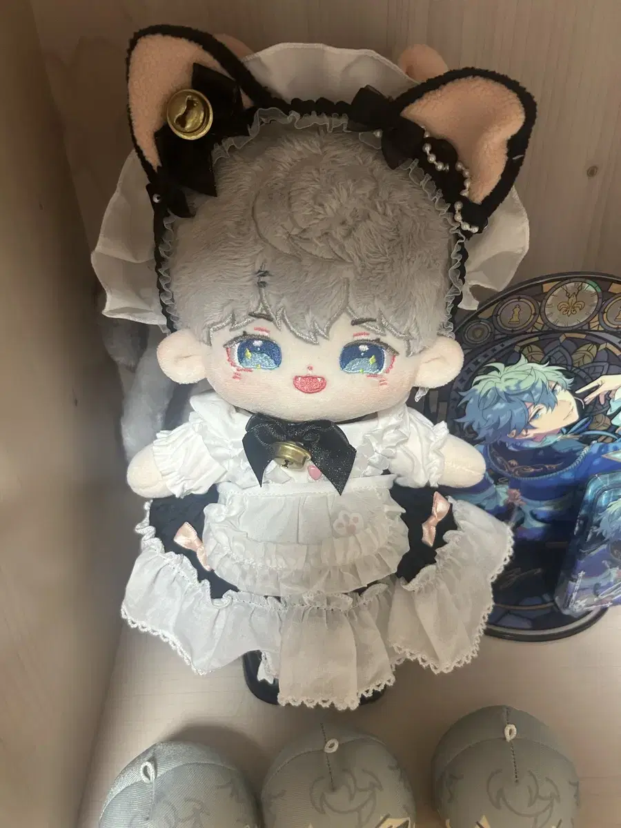 20cm Nyan Maidbok attribute cotton doll Mutual attribute cotton