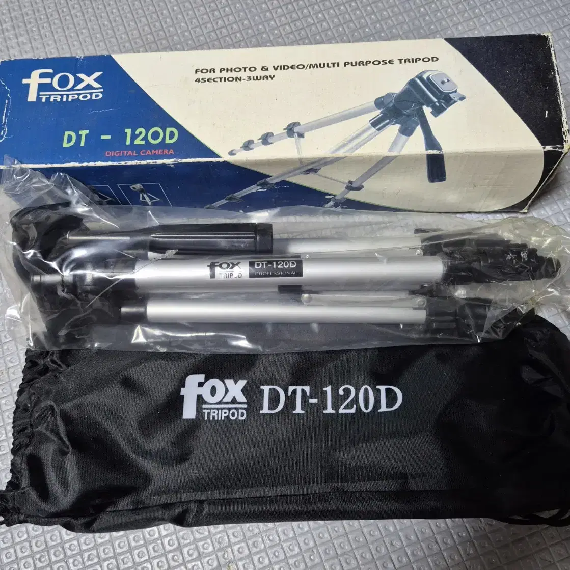 FOX TRIPOD DT - 120D 카메라 삼각대