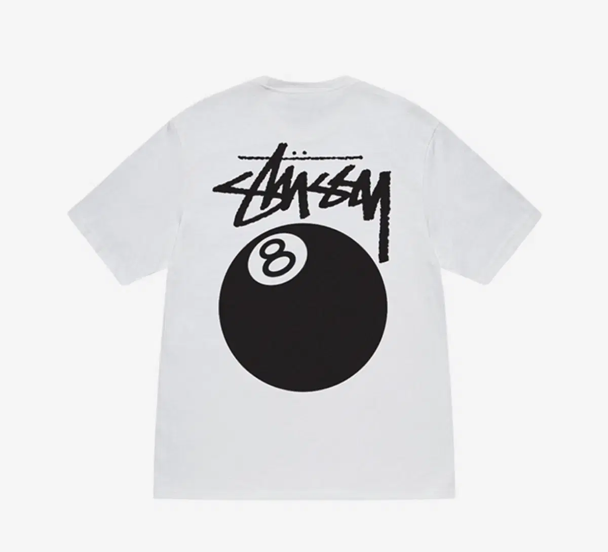 S M L XL Stussy 8 Ball Short Sleeve Tee White sealed Sell New