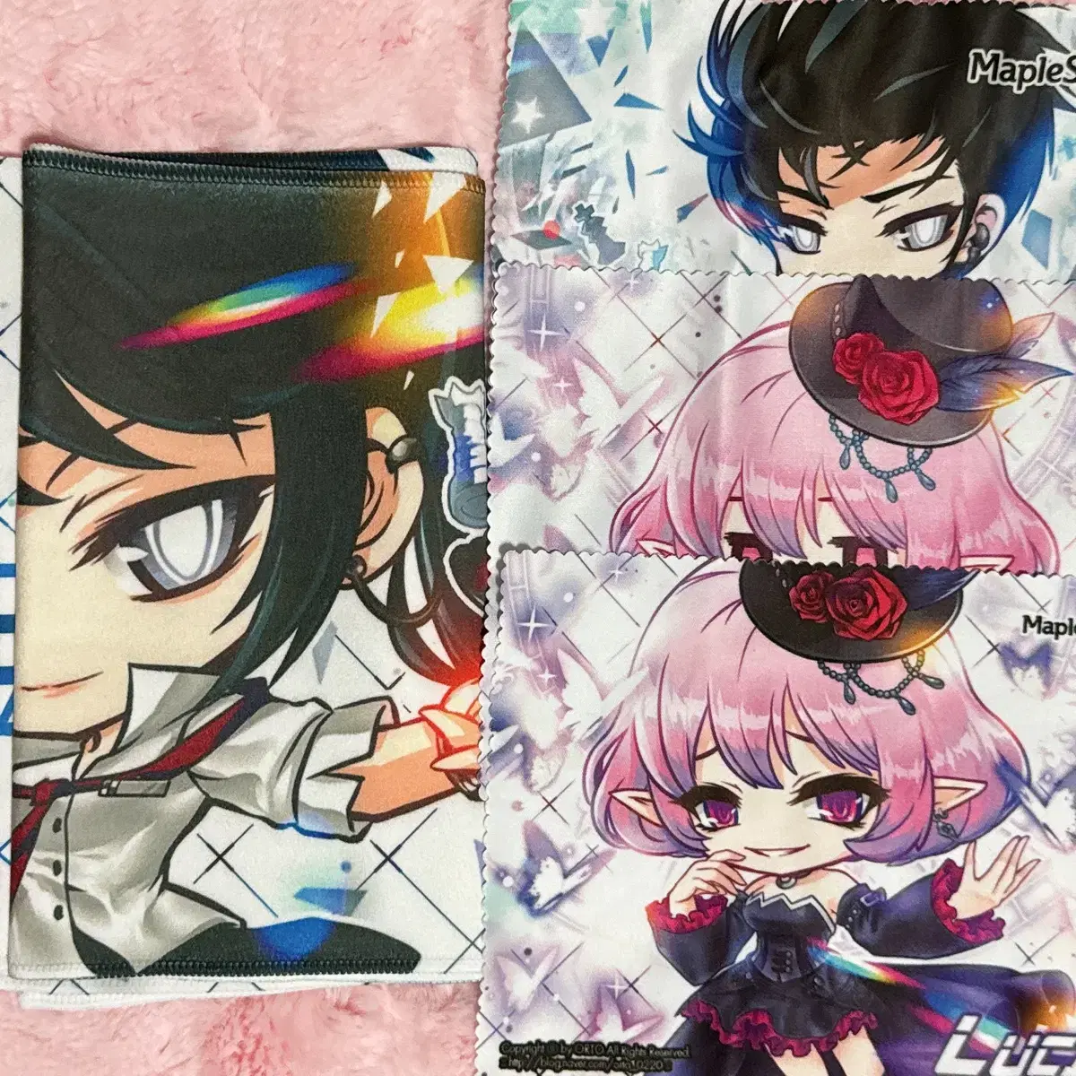 Nexon MapleStory Maple Kinesis Lucid Glasses Cleaning Towel Unofficial Goods