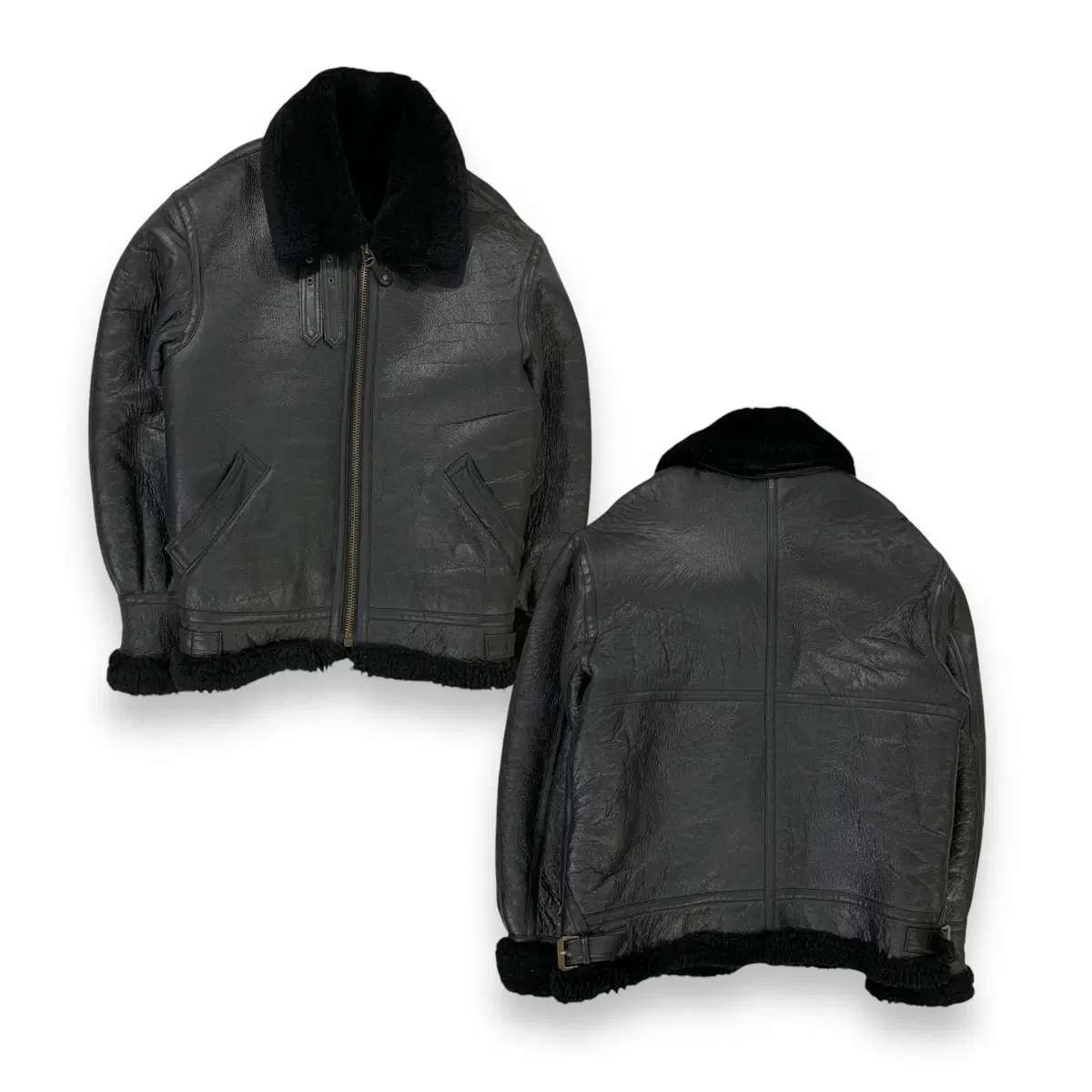 B-3 Real Leather Mustang Jacket